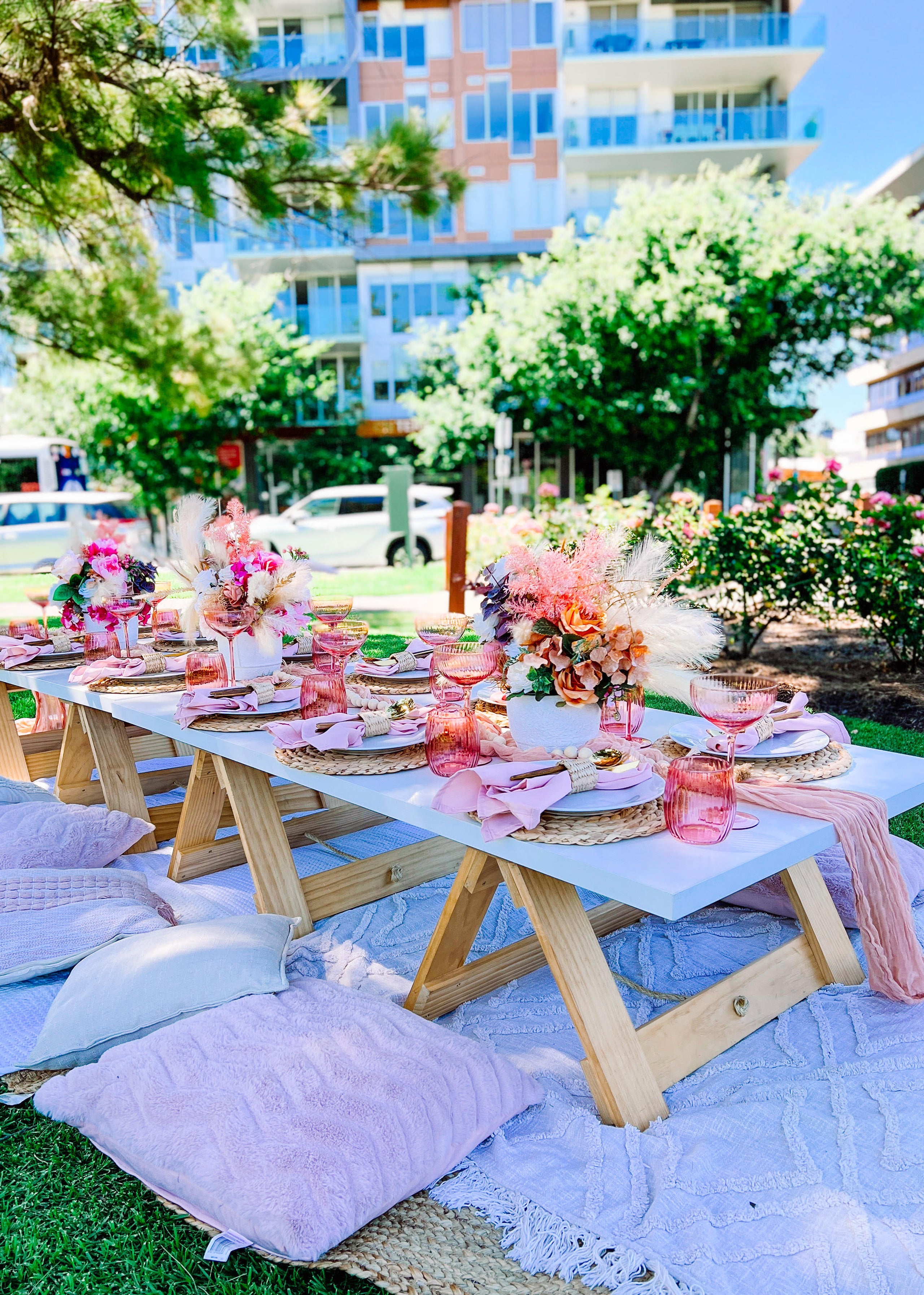 Picnic table hire near me deals